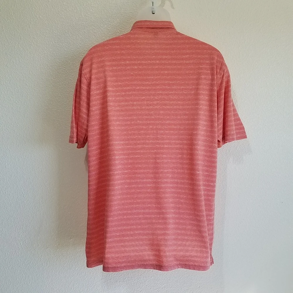 Peter Millar Collection Excursionist Cotton Linen Blend Stripe Polo Shirt